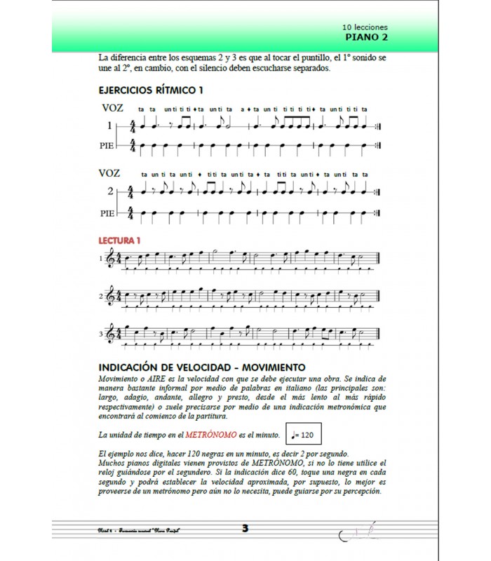 Piano Nivel 2: Curso Acelerado en 10 Lecciones