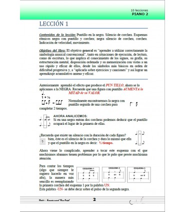 Libro de Piano NIVEL 2 - EBOOK