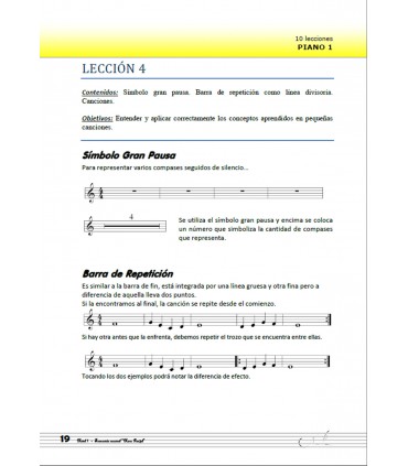 Libro de Piano NIVEL 1 - EBOOK