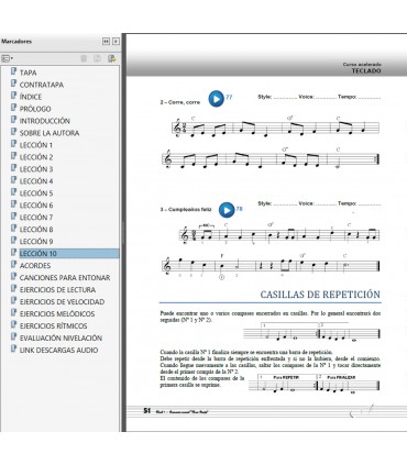 TECLADO - Curso Acelerado NIVEL 1 - EBOOK