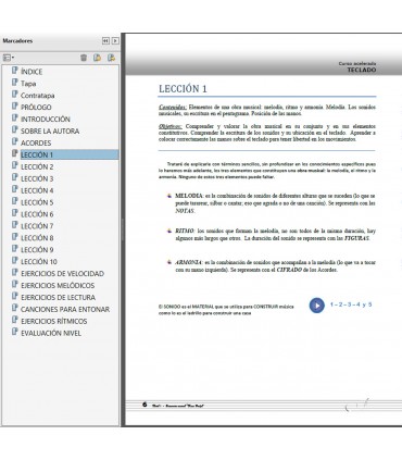 TECLADO - Curso Acelerado NIVEL 1 - EBOOK
