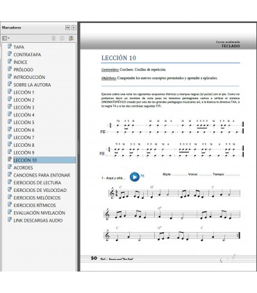 TECLADO - Curso Acelerado NIVEL 1 - EBOOK