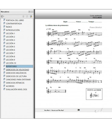 TECLADO - Curso Acelerado NIVEL 2 - EBOOK