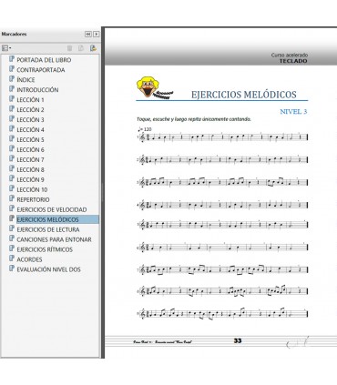 TECLADO - Curso Acelerado NIVEL 2 - EBOOK