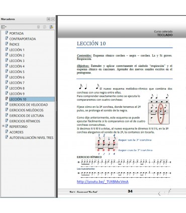 TECLADO - Curso Acelerado NIVEL 3 - EBOOK