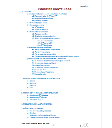 Leyes de la Armonía II