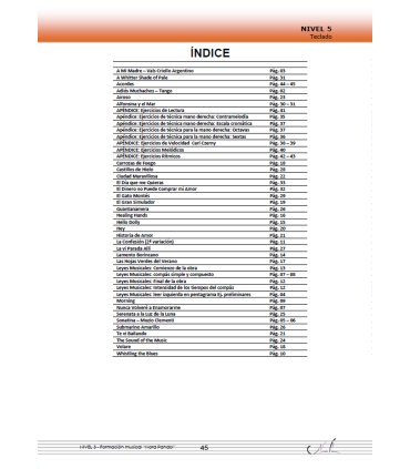 Teclado - Nivel 5 - EBOOK