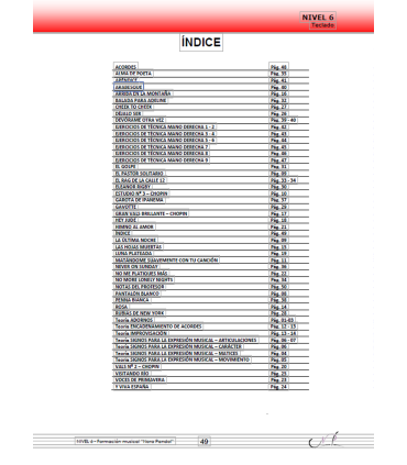 Teclado - Nivel 6 - EBOOK