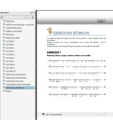 Libro de Piano NIVEL 1 - EBOOK